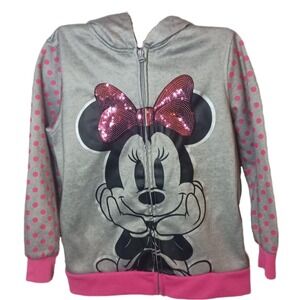Minnie‎ Mouse zip up hoodie SKUK043